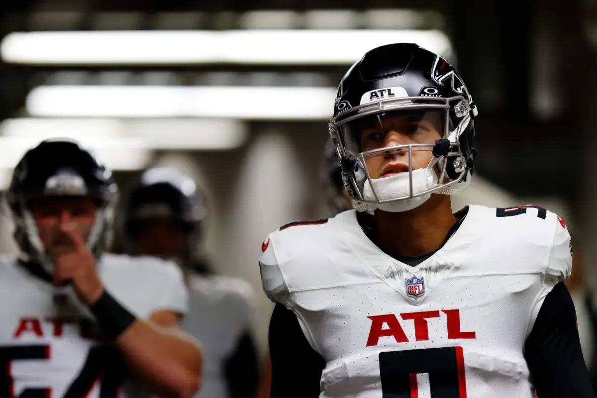 Atlanta Falcons quarterback Desmond Ridder struggled against the Jacksonville Jaguars.